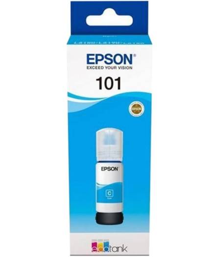 Epson 101 Cyan Ink Bottle 70ml - Cyan (106301 / C13T03V24A) Cartridges JS Bazar