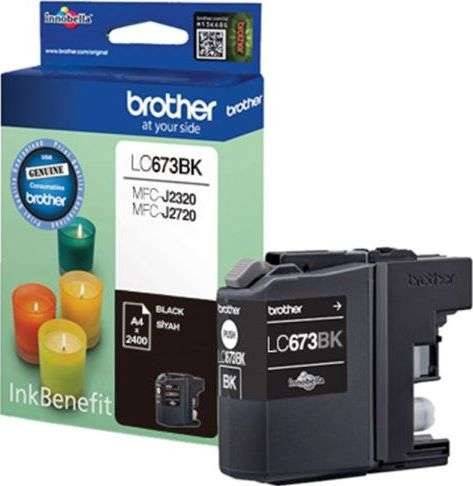 Brother LC-673 Black Ink Cartridge : LC673BK Cartridges JS Bazar