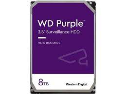 WD Purple 8TB Surveillance Internal Hard Drive - 7200 RPM Class, SATA 6 GB/S, 256 MB Cache, 3.5