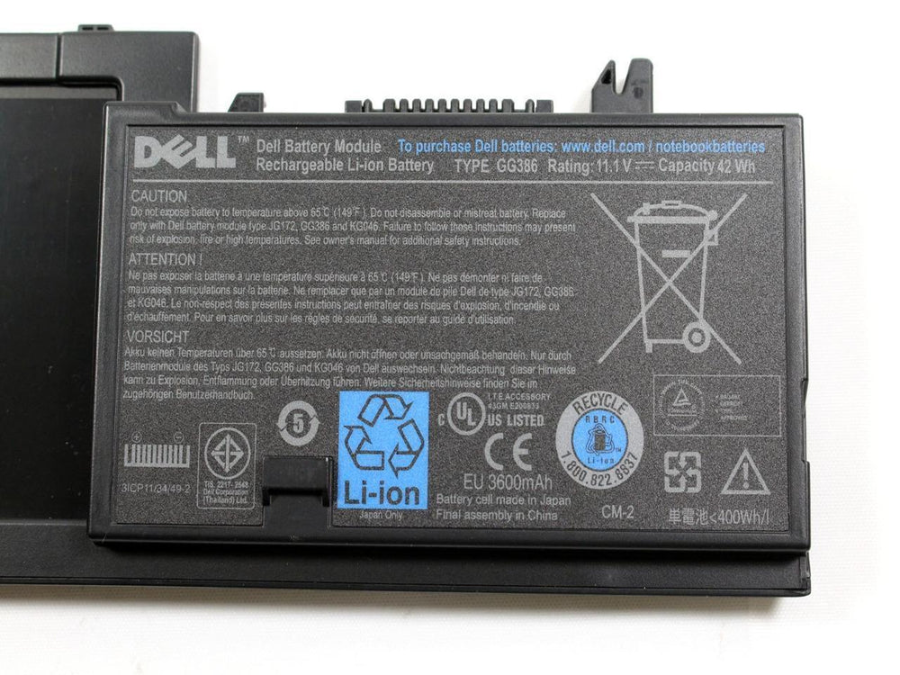 Dell Latitude D430, D420 451-10367 312-0445 JG768 PG043 GG386 Replacement Laptop Battery - JS Bazar