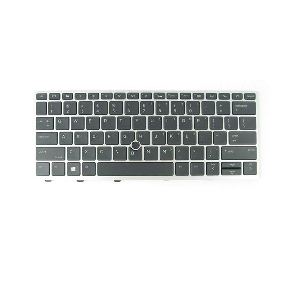 HP Elitebook 730 G5, 735 G5, 830 G5, 836 G5, L15500-001 L07666-001 Silver Laptop Keyboard Laptop Keyboard JS Bazar