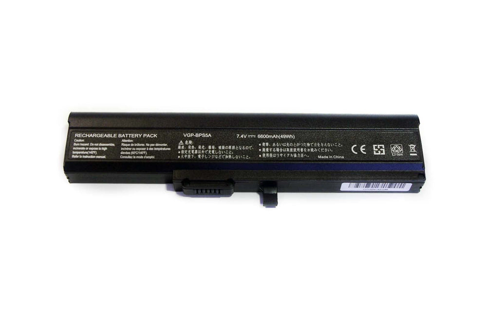 Sony VGN-TX16C, VAIO VGN-NS235J/P, VAIO VGN-NS235J/S, VGP-BPL21 Replacement Laptop Battery