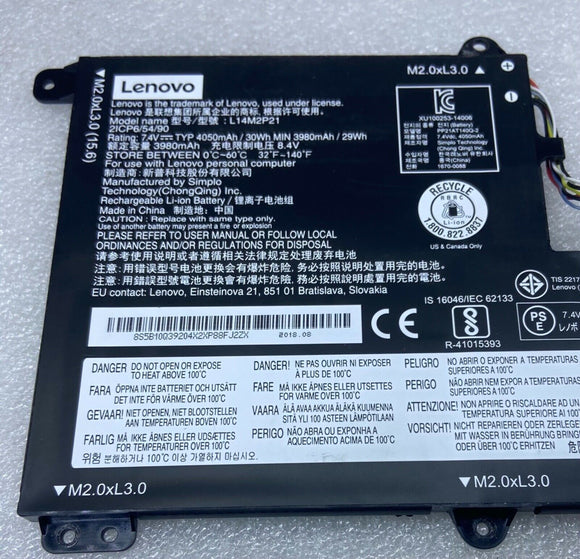 L14M2P21,L14L2P21 Lenovo IdeaPad 320S-15IKB(80X5/81BQ), Yoga 500-14ISK, IdeaPad S41-35 , S41-75 Replacement Laptop Battery Laptop Battery JS Bazar