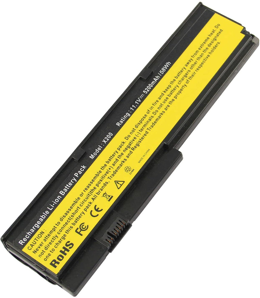 LeNovo ThinkPad X200 X201 X200S X201S 43R9255-42T4649-42T4541 Replacement Laptop Battery - JS Bazar