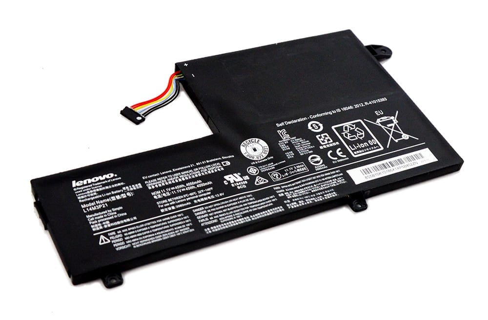 Lenovo L14M3P21 [11.1V 45Wh 4050mAh 3-Cell] Flex 3 1470 1480 Flex 4 1570 1580 IdeaPad 310S 320S 500S 510S 520S Edge 2-1580 Series L14L3P21 - JS Bazar