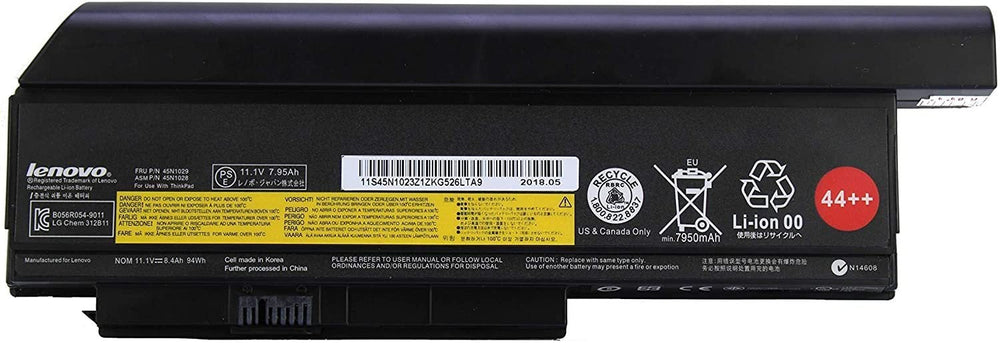 Lenovo ThinkPad X220 X230 45N10029 45N10028 Notebooks 44++ 9 cells LaptopBattery - JS Bazar