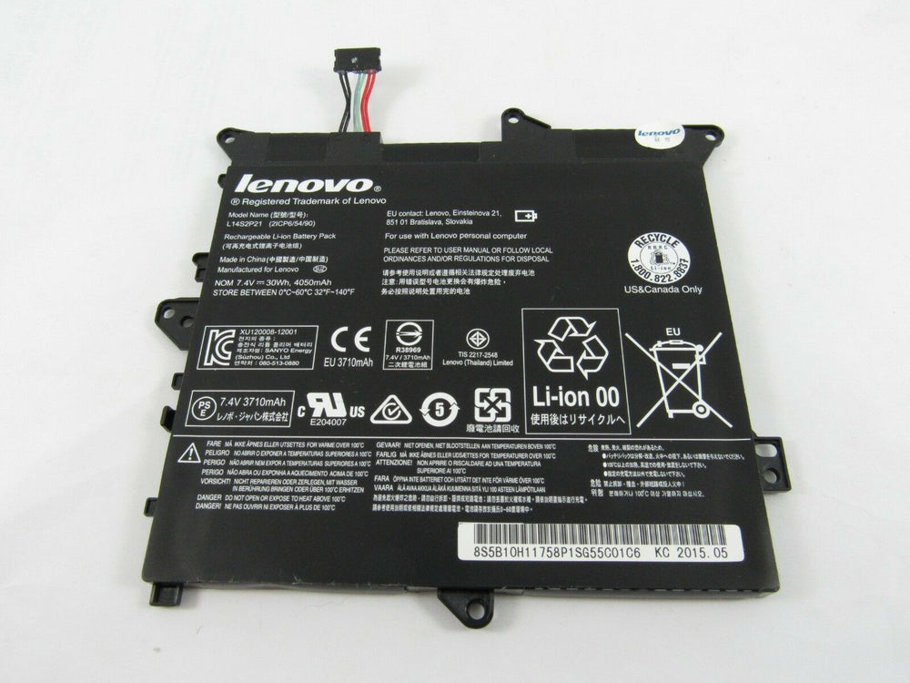 L14S2P21 Lenovo IdeaPad 300S-11IBR(80KU0034GE), Flex 3-1120 80LXX005US Replacement Laptop Battery - JS Bazar