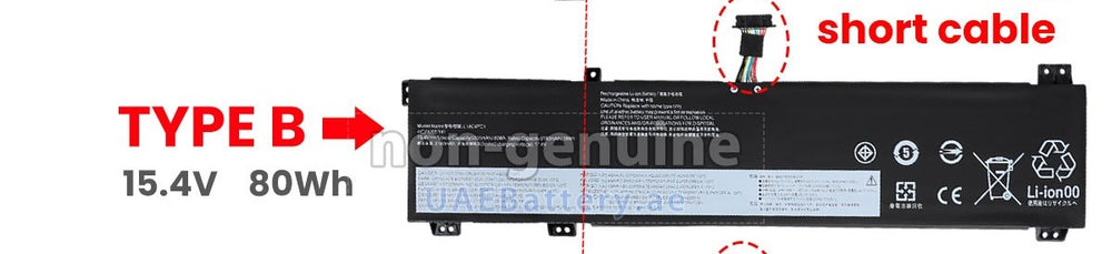 L19M4PC1 Lenovo Legion 5P-15IMH05 Legion 5-15IMH05 5-15ARH05 series L19C4PC0 5B10W86196 L19M4PC0 Replacement Laptop Battery - JS Bazar