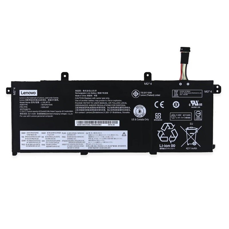 Lenovo ThinkPad P43s T490 T495 - L18L3P73 Replacement Laptop Battery - JS Bazar