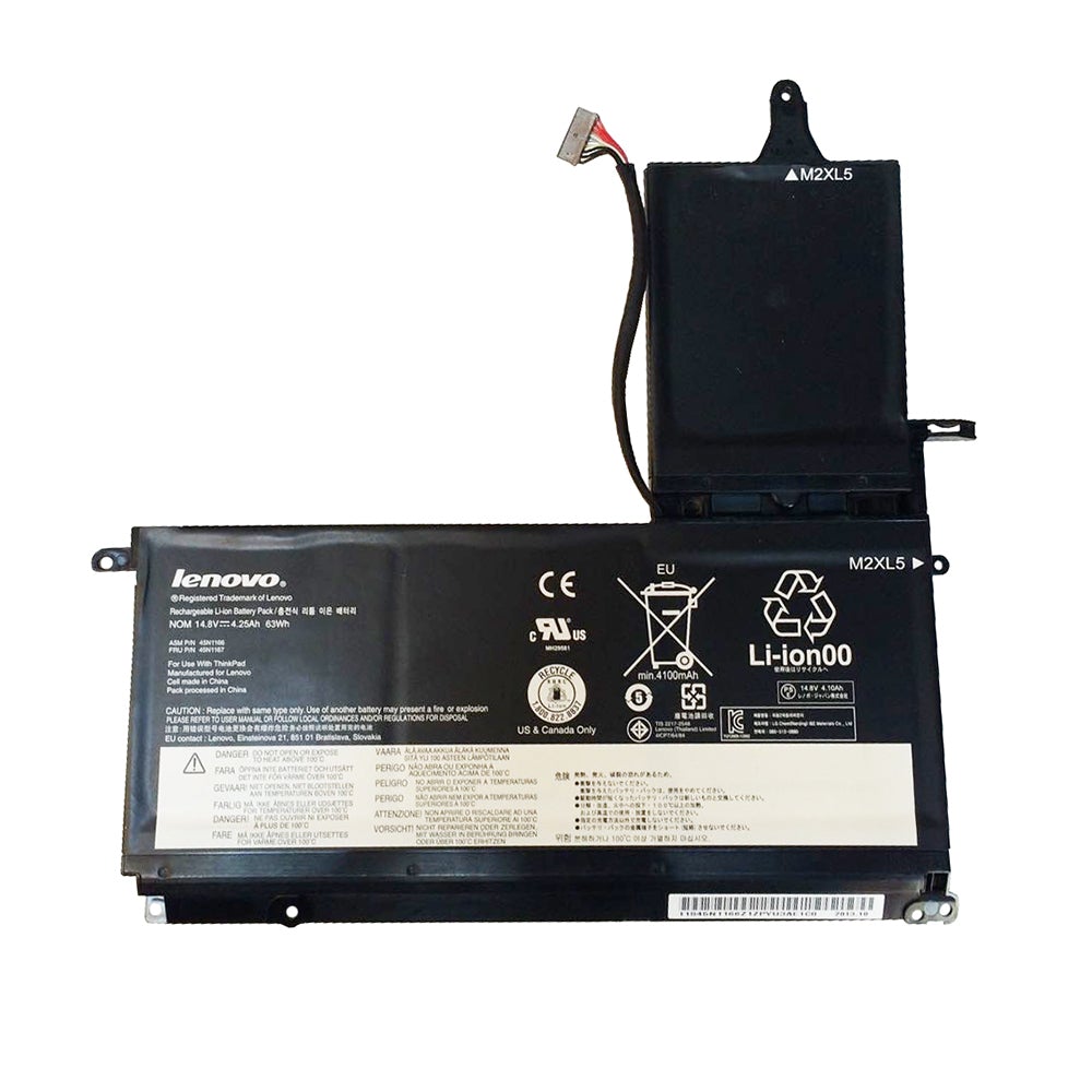 45N1166 Lenovo ThinkPad S531 S540, Ideapad S530 Replacement Laptop Battery - JS Bazar