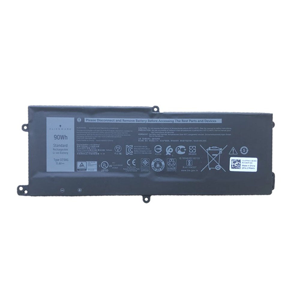 Replacement 7PWKV Dell Alienware Area 51m ALWA51M DT9XG, ALWA51M-D1735DB Replacement Laptop Battery - JS Bazar