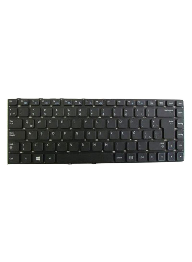 Samsung NP300E4A - NP300E4C without Numeric Pad Black Replacement Laptop Keyboard For Laptop Keyboard JS Bazar