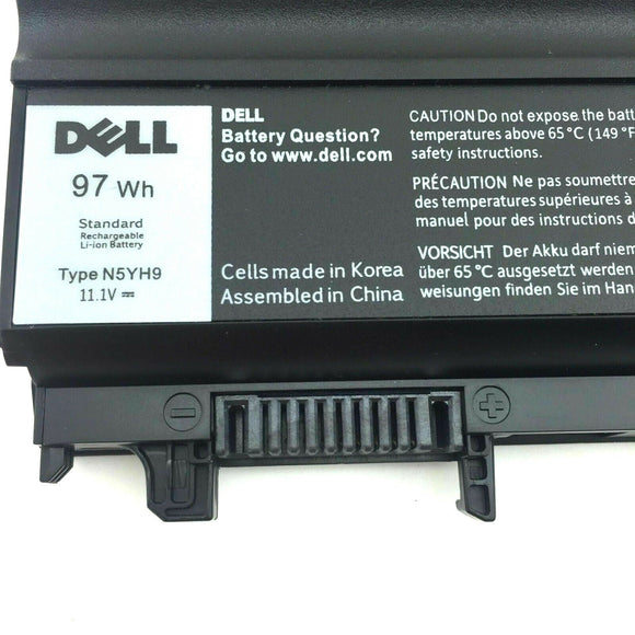 N5YH9 Replacement Dell Latitude E5540, E5440, Latitude 15 5000 Series, Latitude 14 5000 Series Replacement Laptop Battery Laptop Batteries JS Bazar