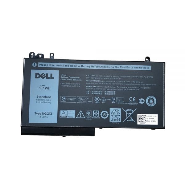 Dell Latitude 12 E5270 Latitude 5270 NGGX5 RDRH9 11.4V 47Wh  Laptop Battery - JS Bazar