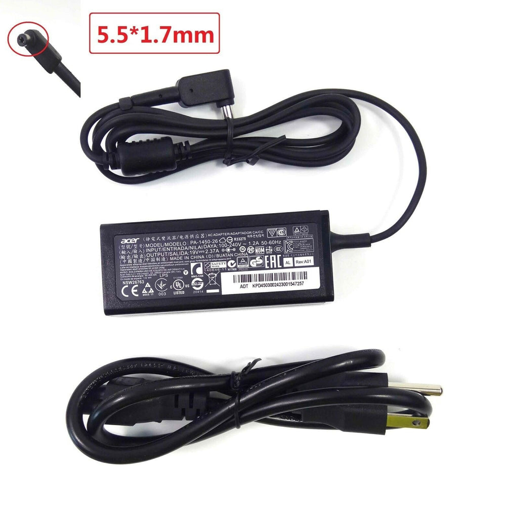 45W Acer Aspire PA-1540-26, Swift 5 SF514-52TP-82AD, Travel Mate X514-51T-71CZ Laptop Adapter Laptop Charger JS Bazar