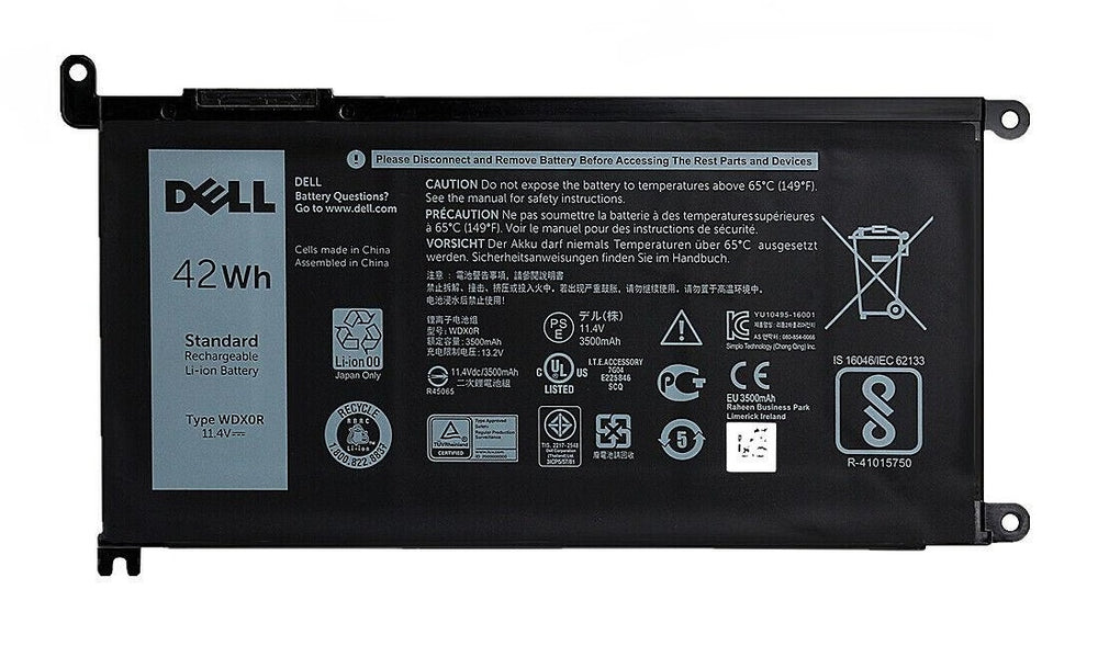 Replacement YRDD6 Dell Vostro 14 5490, Vostro 15 3501, Vostro 15 5590 Series 01VX1H Replacement Laptop Battery - JS Bazar