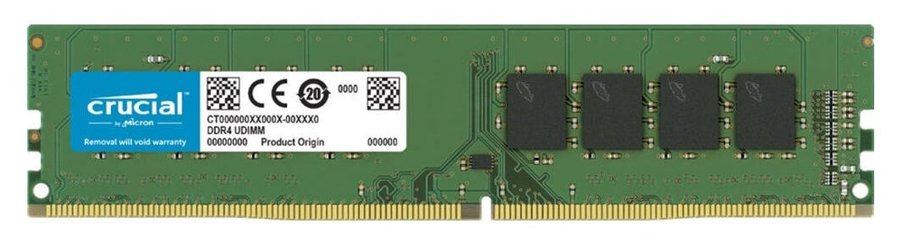 Crucial 8GB DDR4 2400 MHz (PC4-19200, CL=17)  UDIMM Memory Module | CT8G4DFS824A - JS Bazar