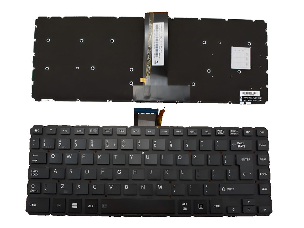 Toshiba Satellite L40-B, L40D-B, L45-B, L45D-B, L45T-B, L45T, No Frame Black Laptop Keyboard Laptop Keyboard JS Bazar