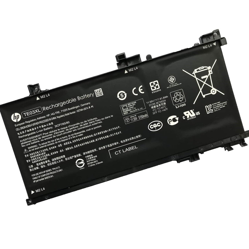 HP Omen 15-AX229NF, Pavilion 15-BC201NA TE04XL HSTNN-DB8T TE04061XL L15188-2C1 TE04063XL Laptop Battery - JS Bazar