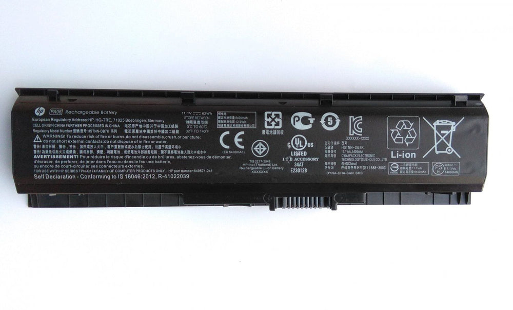 PA06 HP Omen 17 17-w 17-ab200 17t-ab00 Series 849571-221 849571-251 11.1V 62wh Laptop Battery - JS Bazar