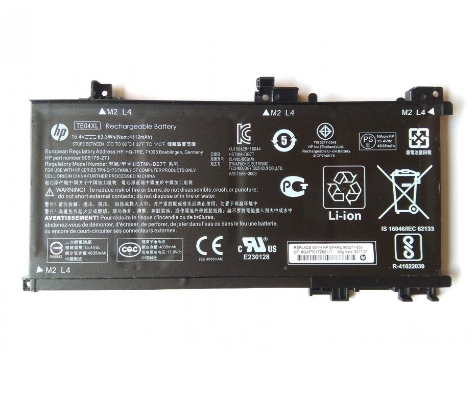 TE04XL Battery For HP Omen 15-AX200NA Pavilion 15-BC200NB 15-BC251NR HSTNN-UB7A - JS Bazar