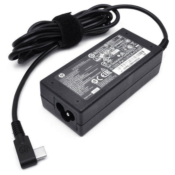 45W USB type c 15V 3A HP Laptop charger for HP Chromebook 13 G1 Elite x2 1012 G1 Spectre 13-v000 13-v100 13t-v000 Laptop Charger JS Bazar