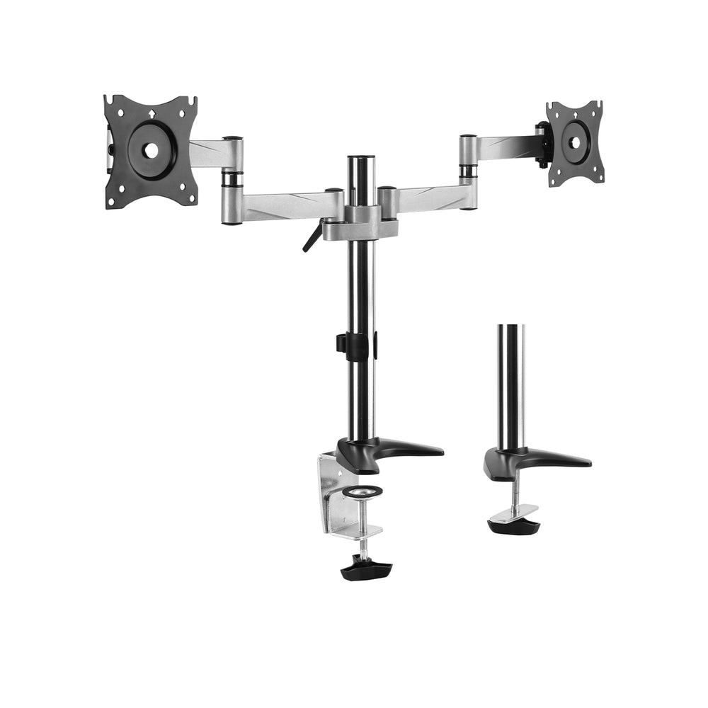 Die Casting Aluminum 91-LDT11C024 NEWSTAR is a dual monitor desk monitor stand. - JS Bazar