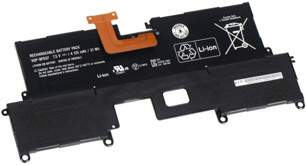 VGP-BPS37 Sony SVP11 Pro11 Pro 11 P11226SCBI P11217SCS SVP11226SCBI SVP11217SCS Replacement Laptop Battery