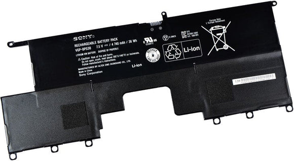 7.5V 4690mAh 36wh VGP-BPSE38 Sony Svp13 Pro13 Pro11 Ultrabook Vgp-bpse38 P13218 P13219 Replacement Laptop Battery Laptop Battery JS Bazar