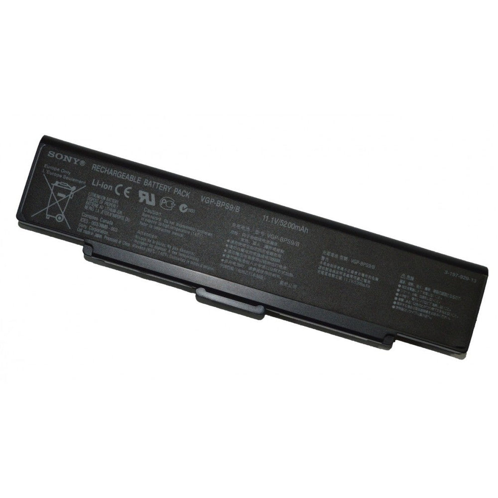 VGP-BPS9 VGP-BPL9 VGP-BPS10 Sony CR13 CR23 CR33 CR31 CR372 SZ54 VGP-BPS9A/B Replacement Laptop Battery - JS Bazar