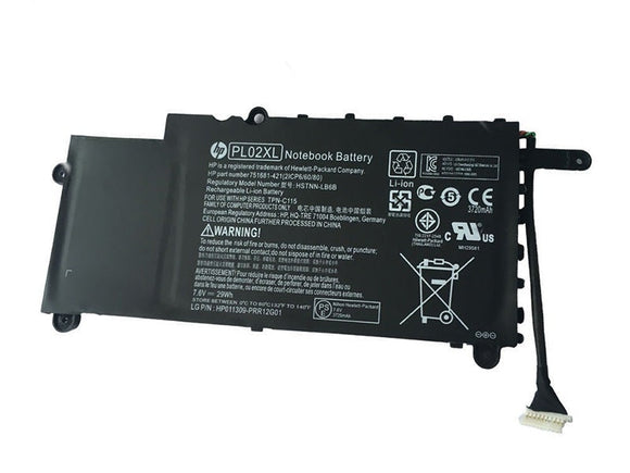 Replacement PL02XL HP Pavilion 11-N001SIA, Pavilion 11-N020TU, PL02029XL HSTNN-LB6B HSTNN-DB6B Laptop Battery Laptop Batteries JS Bazar