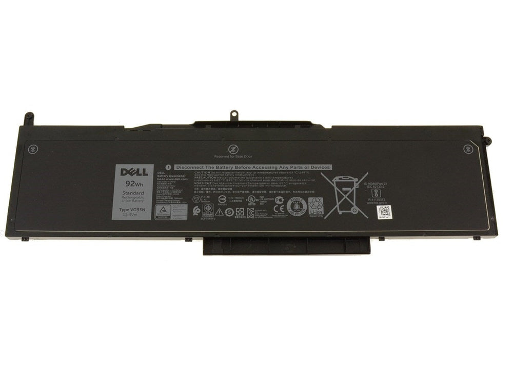 92wh Replacement VG93N DELL Precision 15 3520 Series Tablet WFWKK VG93N Replacement Laptop Battery - JS Bazar