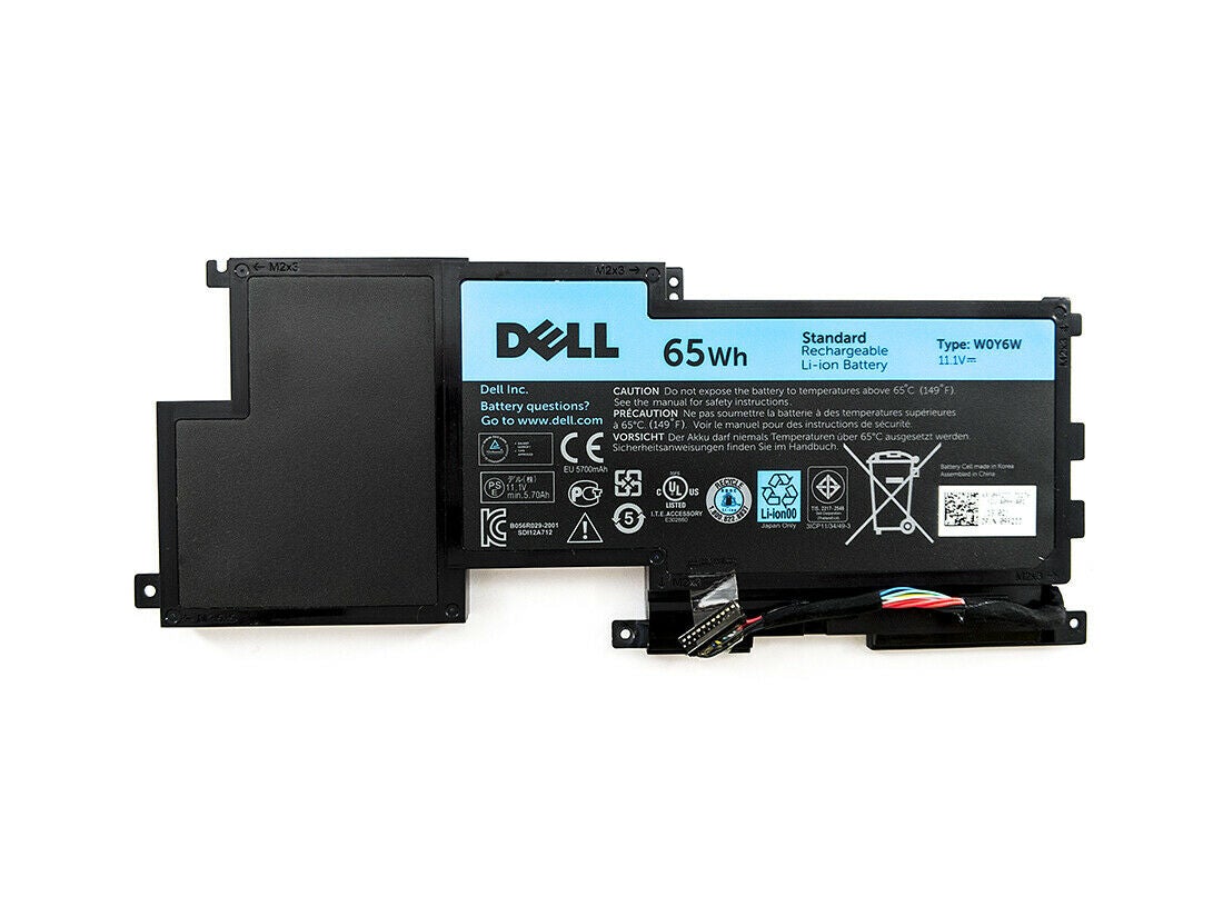 W0Y6W Replacement Dell XPS 15 (L521X Mid 2012), XPS15-3828 Series, XPS 15-L521x Series Replacement Laptop Battery