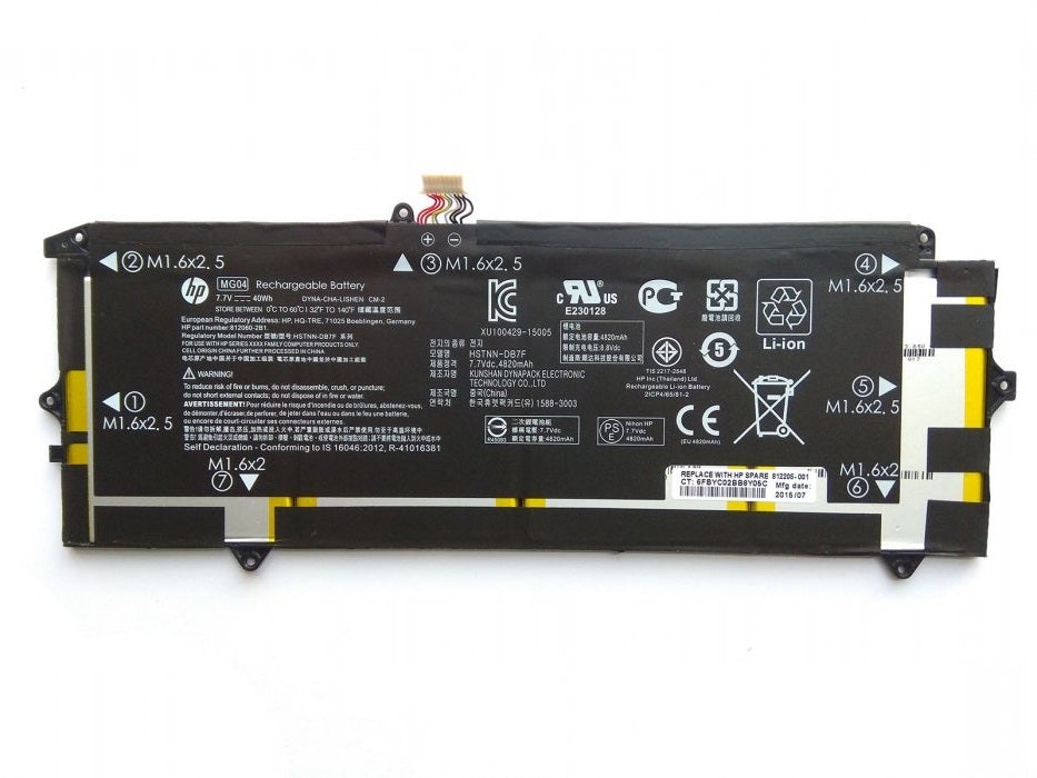 MG04 HP Elite x2 1012 G1(L5H05EA), Elite X2 1012 G1 812205-001 HSTNN-DB7F Laptop Battery - JS Bazar