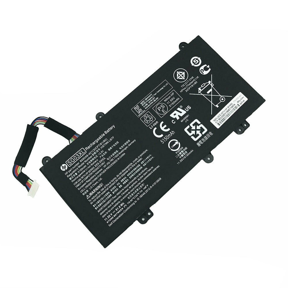 Replacement HP Envy 17-U163CL Envy 17-U175NR, SG03XL 849048-421 M7-U009DX m7-u109dx HSTNN-LB7E TPN-I126 3ICP7/61/80 M7-U Series Battery - JS Bazar