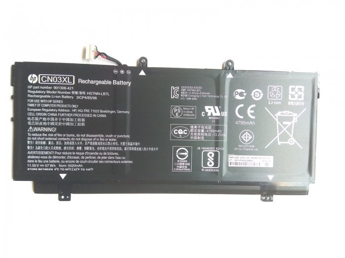 Replacement CN03XL HP Envy 13-AB054NA Y3W18EA, HSTNN-LB7L CN03057XL 901308-421 Laptop Battery - JS Bazar