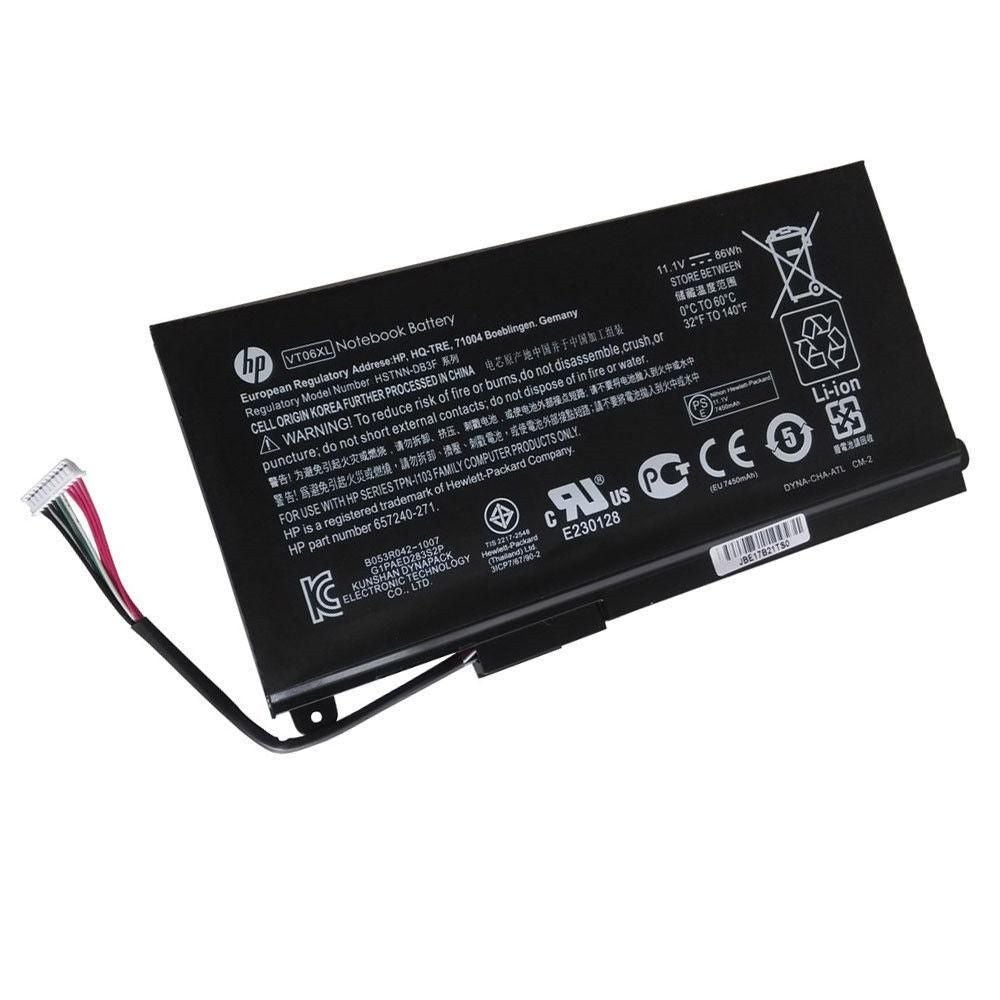 Replacement VT06XL HP Envy 17-3020EO, Envy 17-3000 HSTNN-IB3F HSTNN-I103 657240-271 HSTNN-DB3F TPN-I103 Laptop Battery - JS Bazar