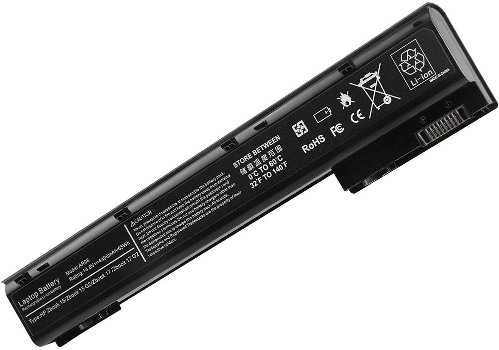 HP ZBook 15 G2 M4R53ET, ZBook 17 G2 M3M07EC, AR08XL HSTNN-IB4I HSTNN-DB41 Replacement Laptop Battery - JS Bazar