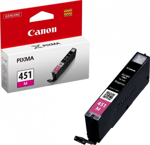 Canon CLI-451M Magenta Ink Cartridge - 6525B001 Cartridges JS Bazar