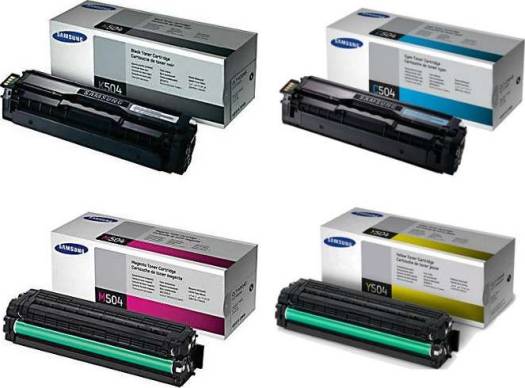 Samsung 504 Four Pack Black & Colors Ink Toner Cartridge Set - Black/Yellow/Cyan/Magenta Toners JS Bazar
