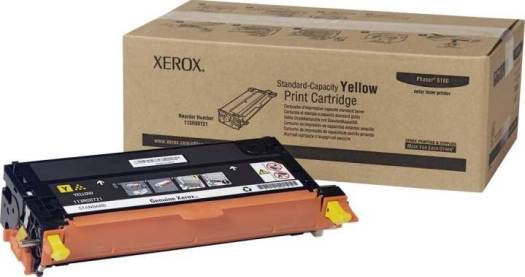 Xerox Phaser 6180 Yellow Standard Capacity Print Cartridge : 113R00721 Toners JS Bazar