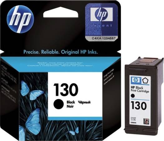 HP 130 Black Original Ink Cartridge : C8767HE Cartridges JS Bazar