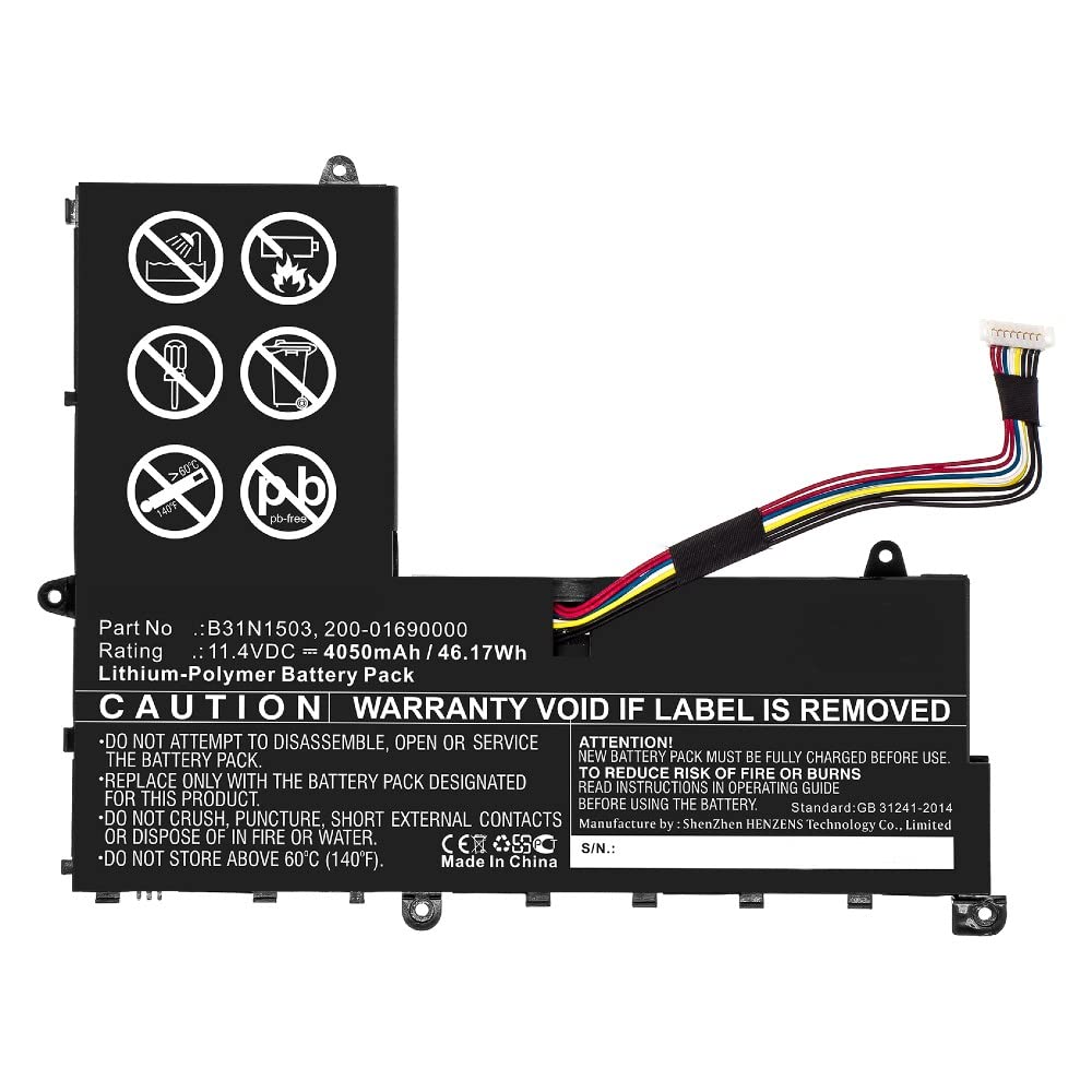 B31N1503 Asus EeeBook E202SA 0B200-01690000 Series Replacement Laptop Battery - JS Bazar