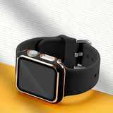 Apple Watch Case with Screen Protector, Clear Hard PC Bumper Case + 9H Bulletproof Tempered Glass JS Bazar