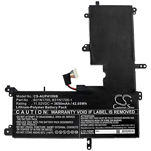 B31N1705-1 Asus VivoBook Flip 14 TP410UA-EC339T, VivoBook Flip 14 TP410UA-EC245T Asus Laptop Battery Laptop Batteries JS Bazar