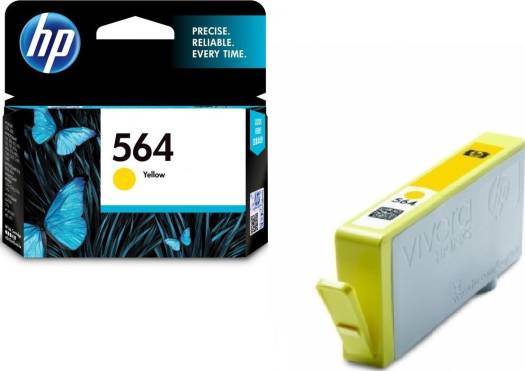 HP 564 Yellow Original Ink Cartridge : CB320WA Cartridges JS Bazar