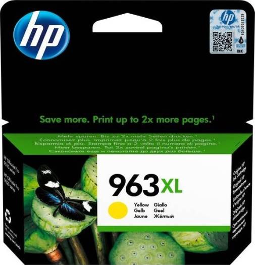 HP 963 XL Ink Cartridge Original Yellow Ink Cartridge : 3JA29AE XL Cartridges JS Bazar