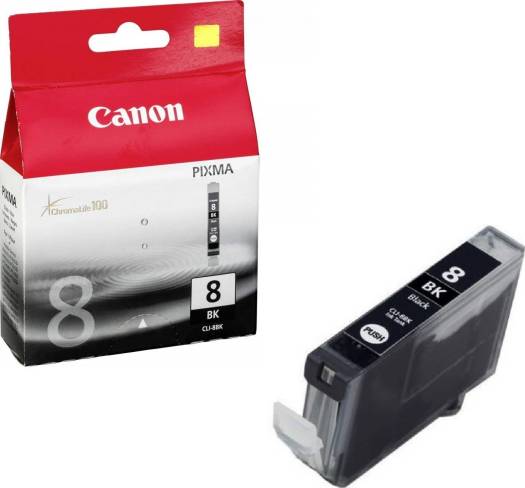 Canon CLI-8BK Black Ink Cartridge : 0620B001 Cartridges JS Bazar
