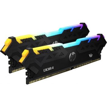 HP V8 RGB RAM, 16GB, 2 x 8GB DDR4, 3600mHz U-Dimm, CL18 | 8MG07AA - JS Bazar