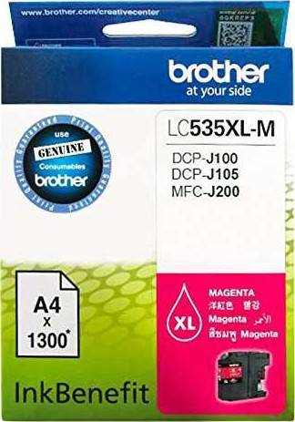 Brother LC535XL-M Magenta Ink Cartridge Cartridges JS Bazar